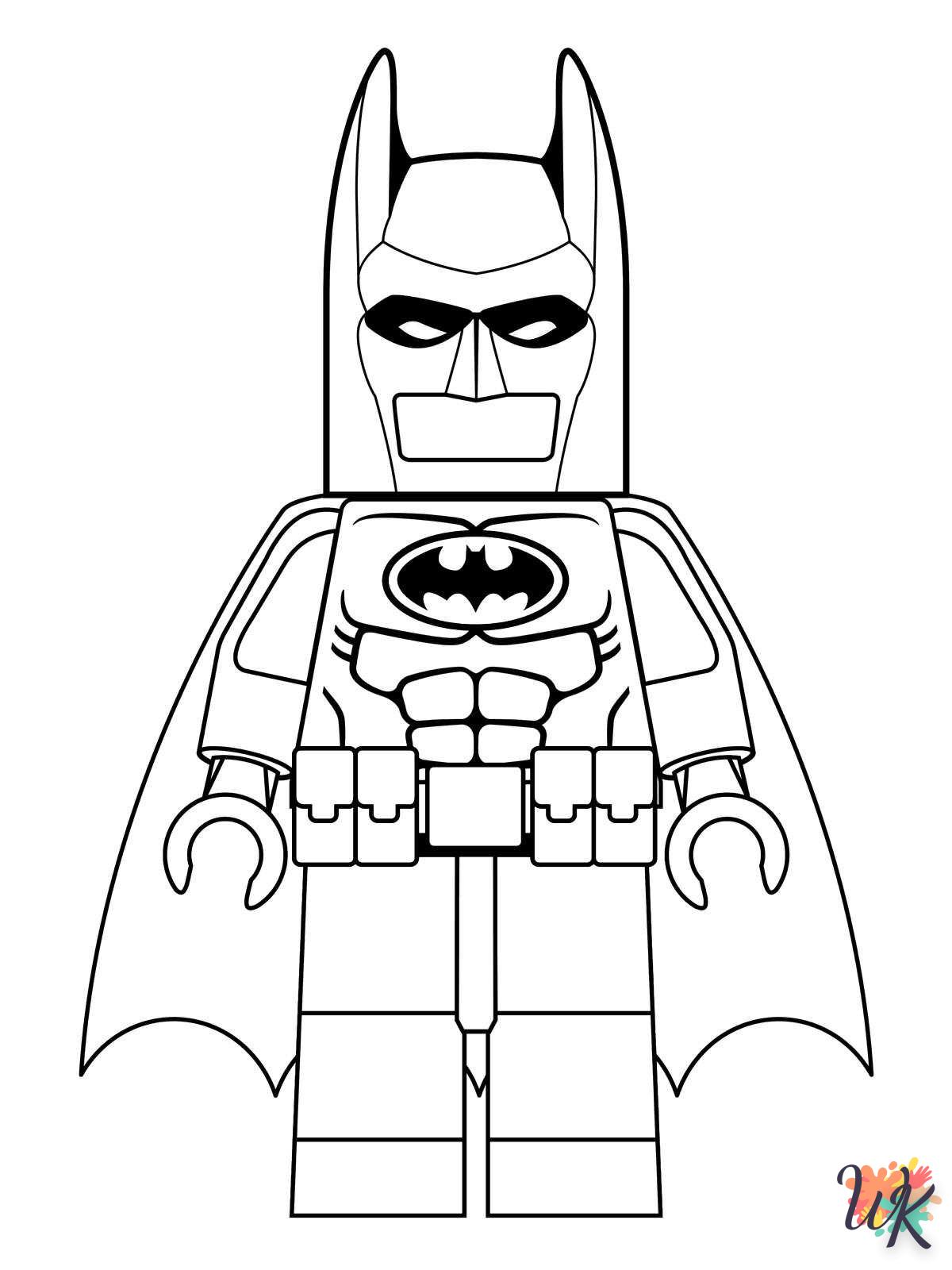 Lego Batman adult coloring pages