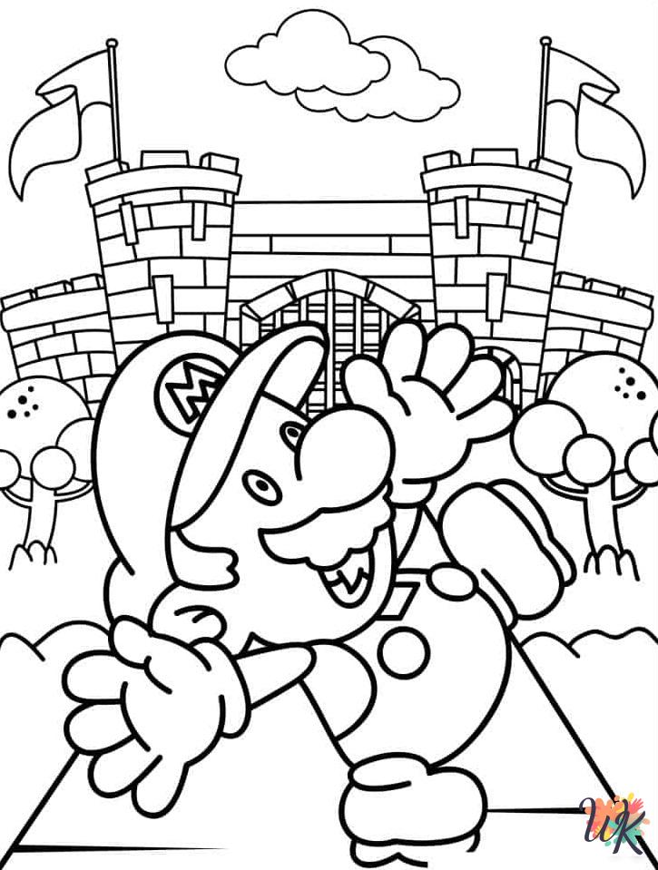 free Mario coloring pages printable