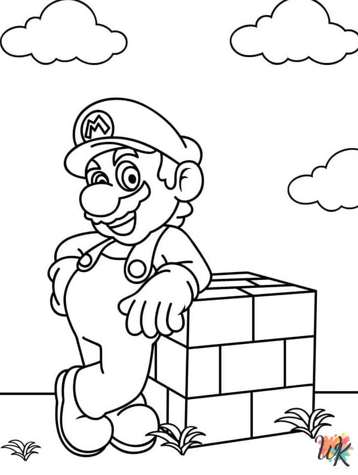 Mario coloring pages pdf