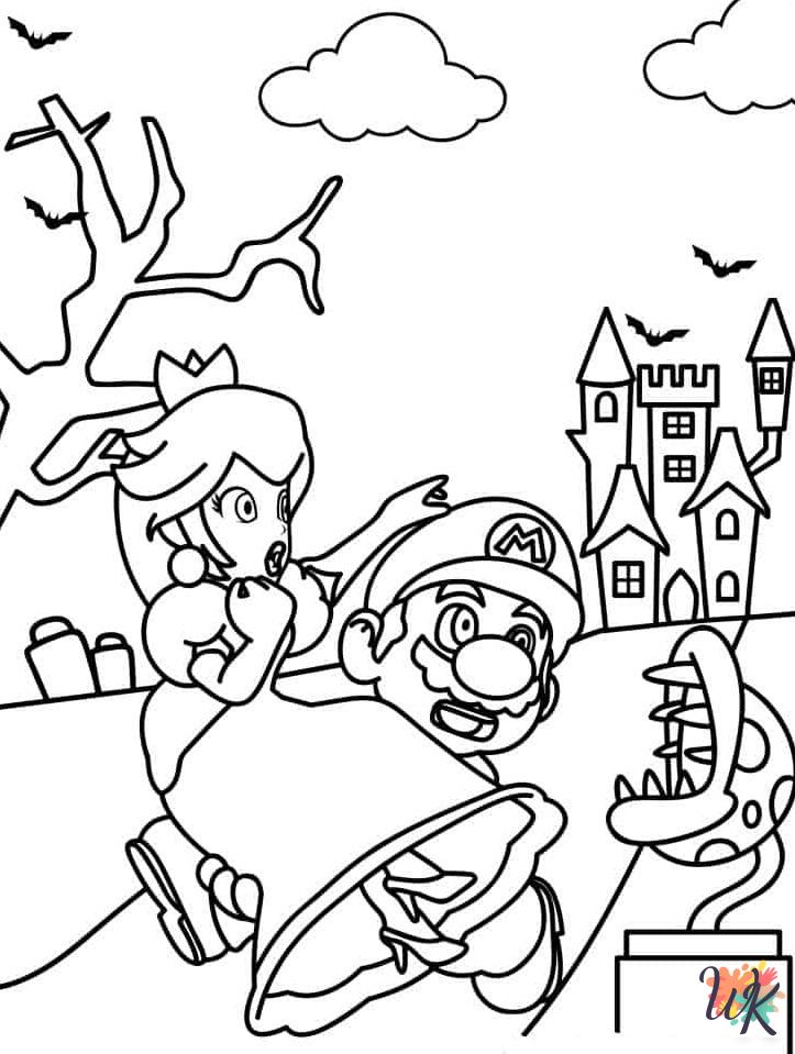 fun Mario coloring pages