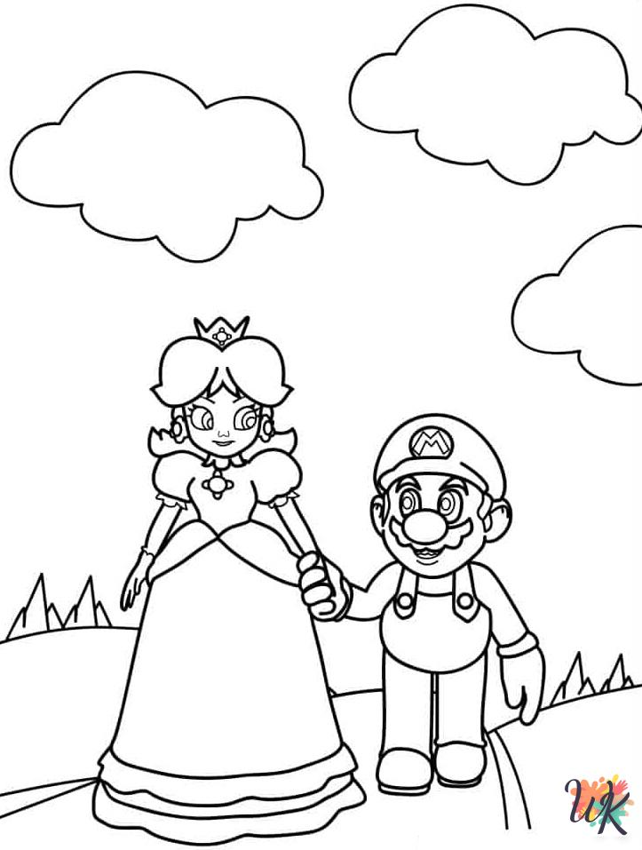 Mario coloring pages free
