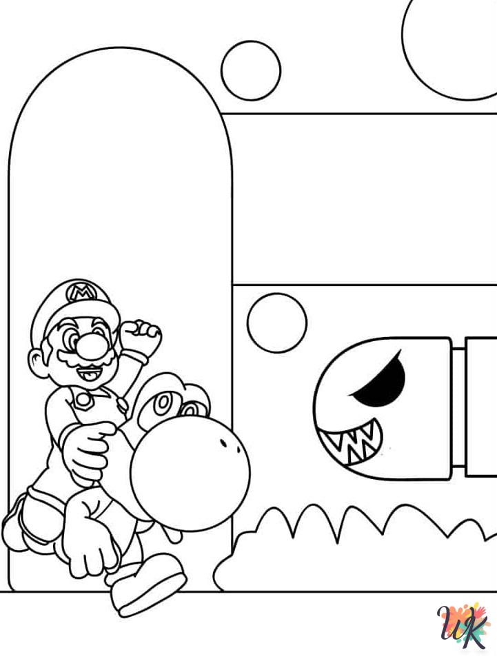 fun Mario coloring pages