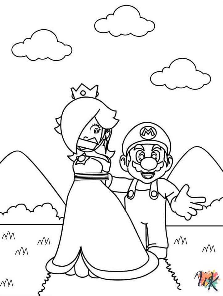 cute Mario coloring pages