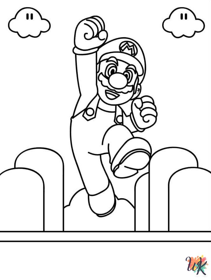 free coloring pages Mario