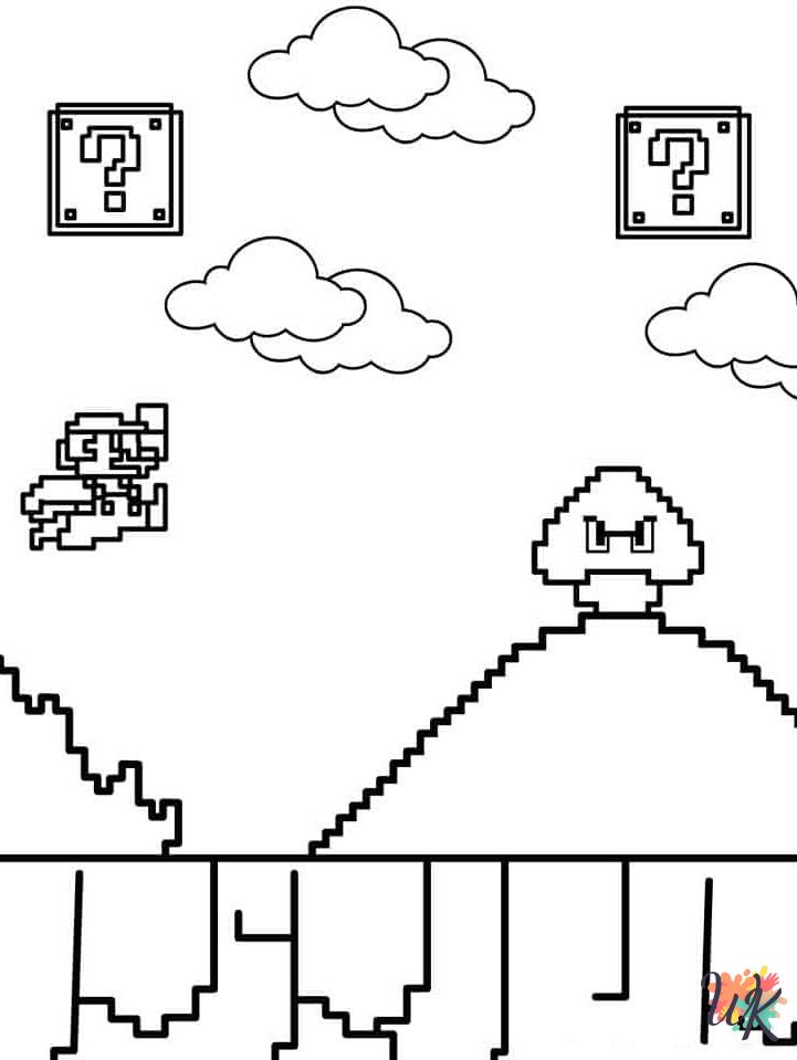 free printable coloring pages Mario