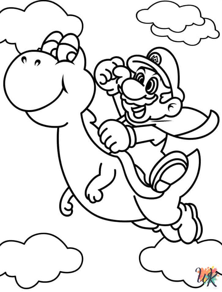 Mario coloring pages pdf