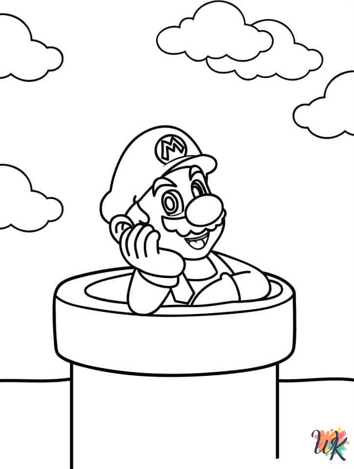 printable coloring pages Mario