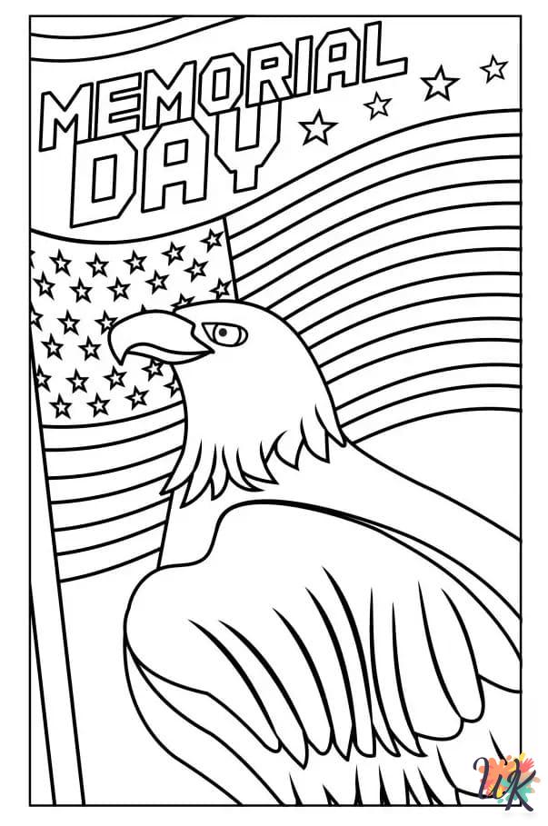 coloring pages for kids Memorial Day 1