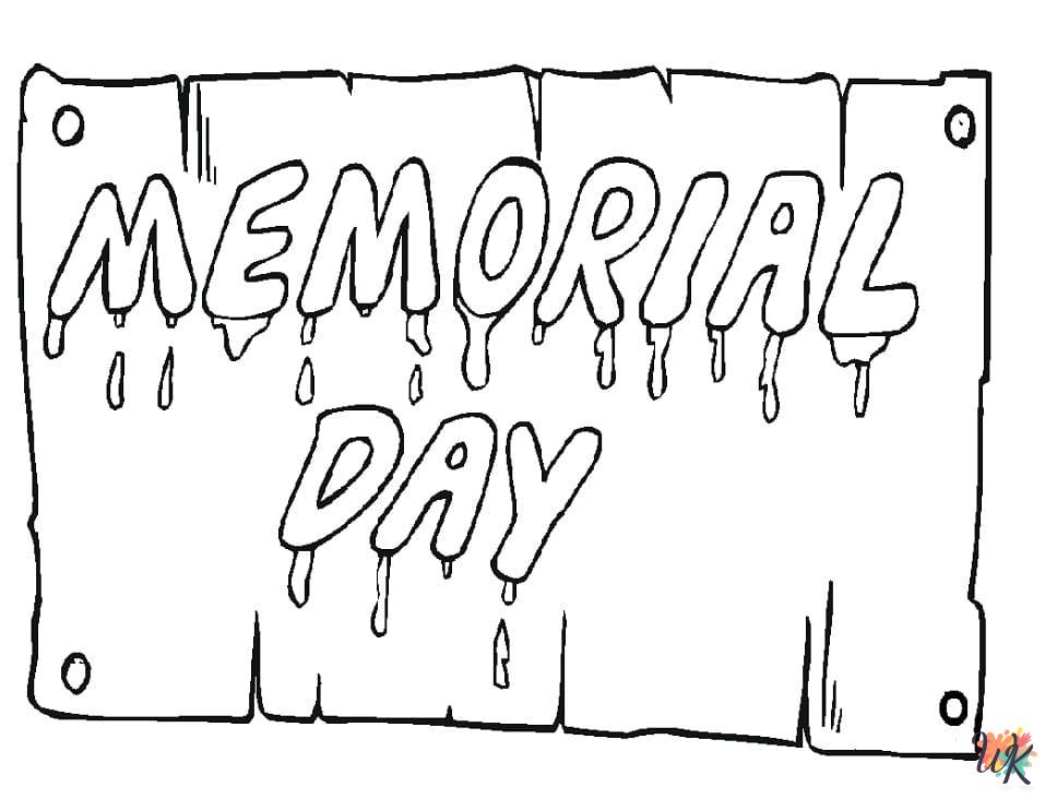 Memorial Day coloring pages pdf