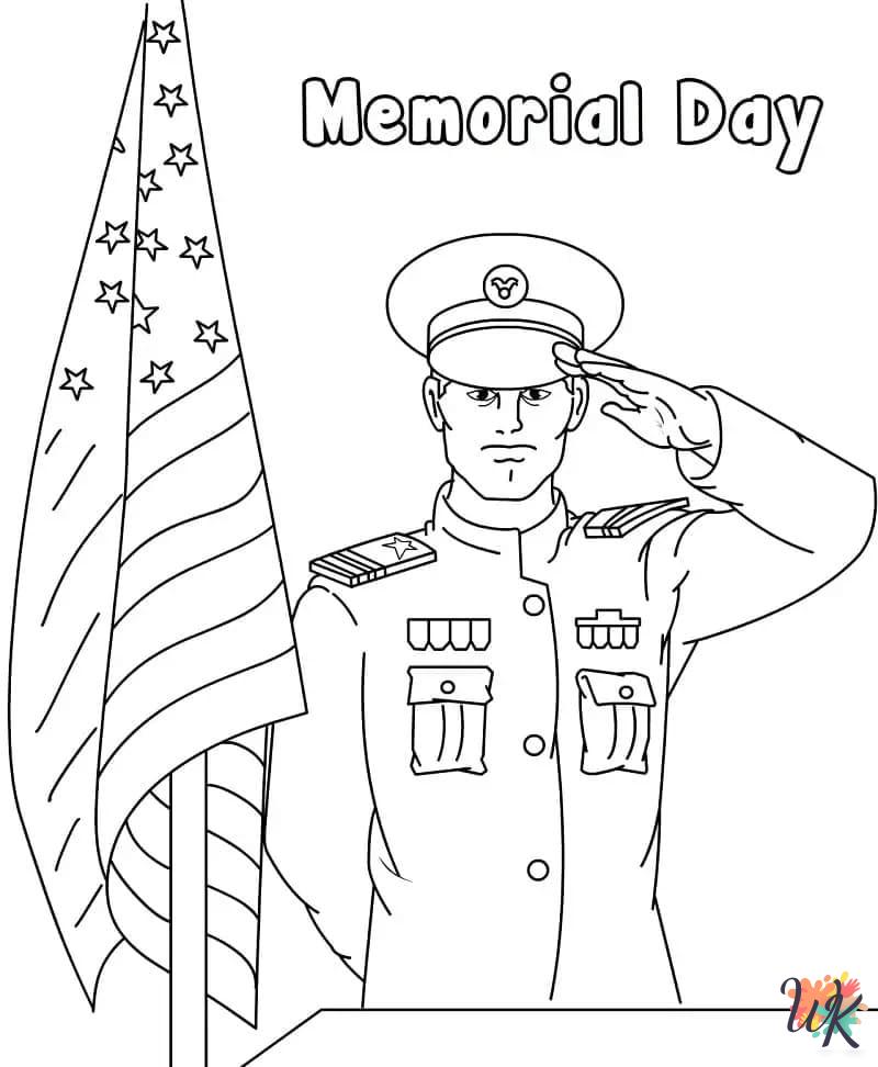 Memorial Day coloring pages for adults