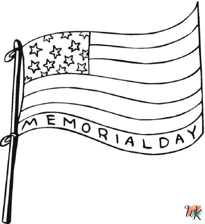 cute coloring pages Memorial Day