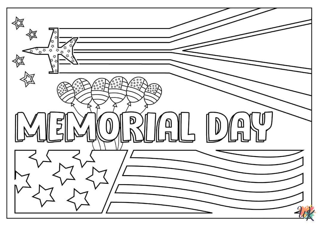 free Memorial Day coloring pages