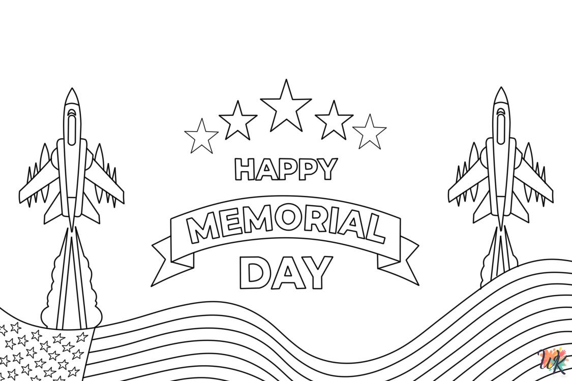 coloring pages printable Memorial Day