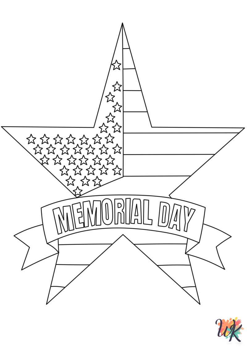 free printable Memorial Day coloring pages for adults