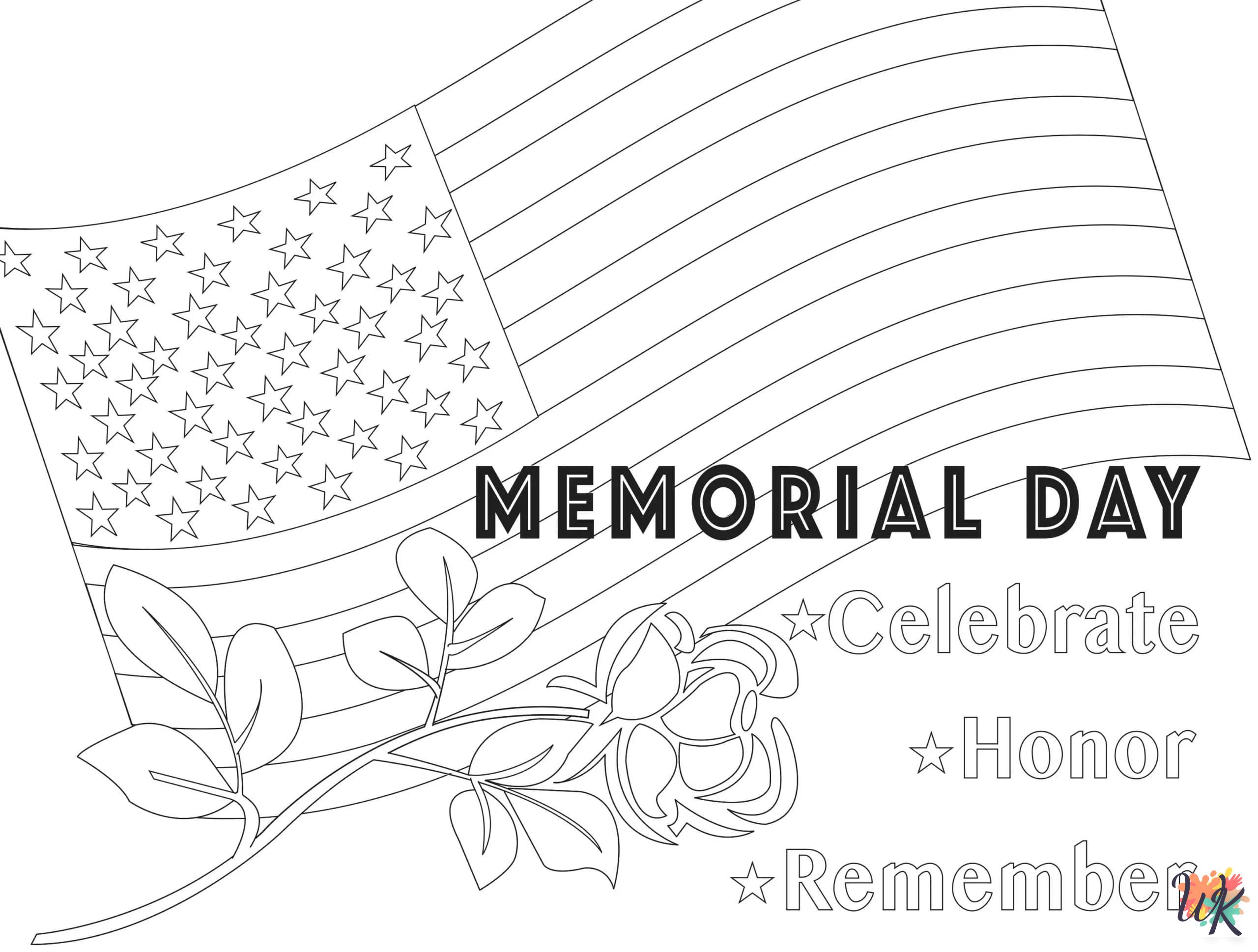 Memorial Day coloring pages for kids