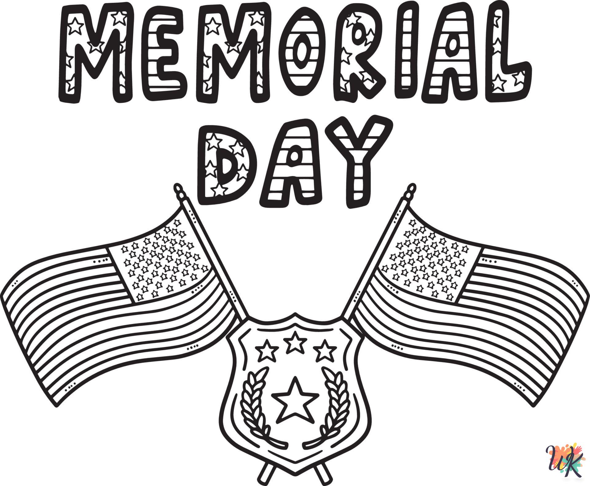 free printable coloring pages Memorial Day