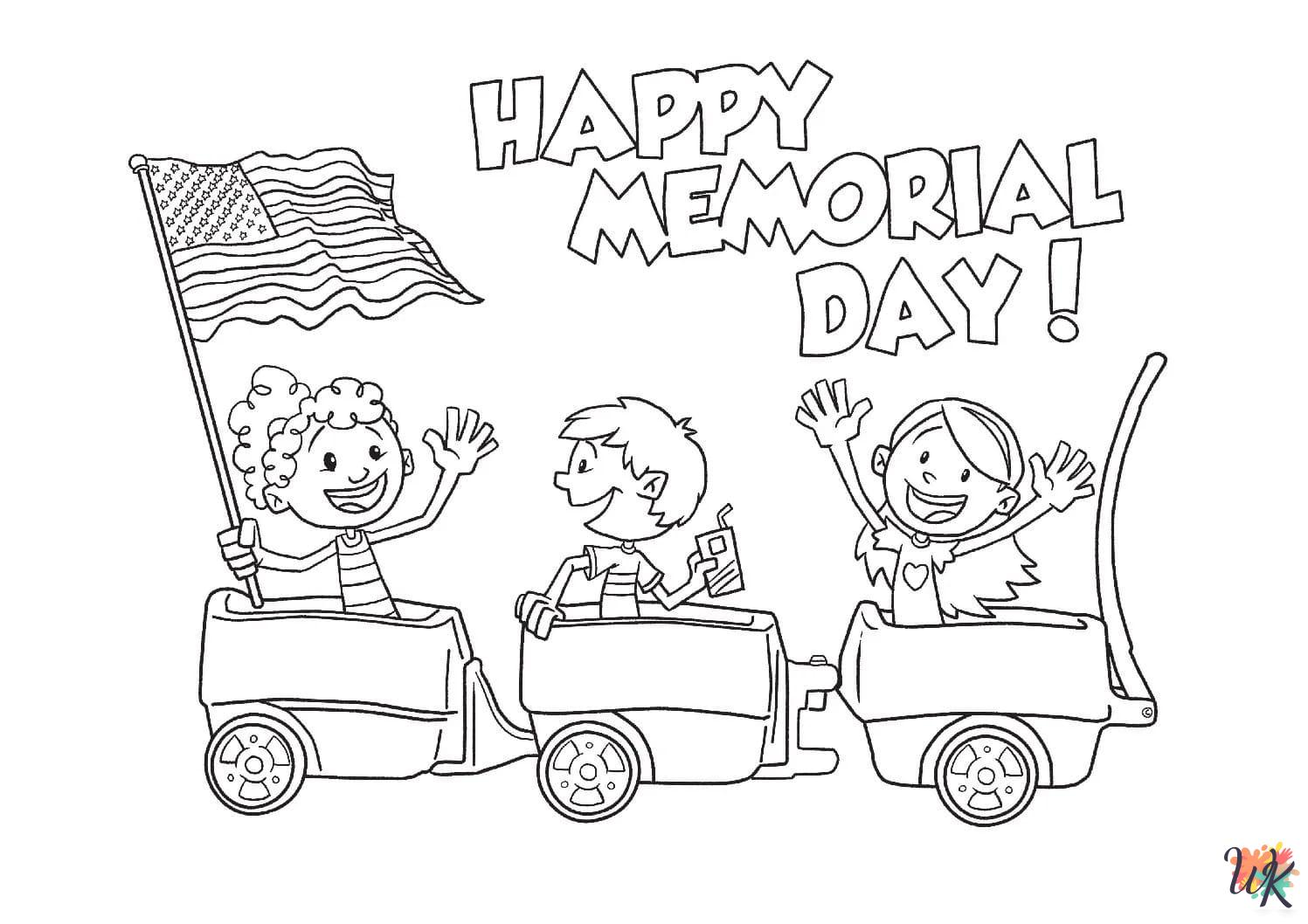 coloring pages Memorial Day