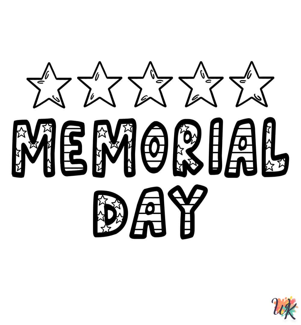 old-fashioned Memorial Day coloring pages