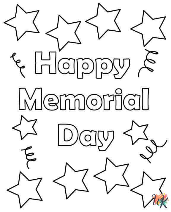 coloring pages printable Memorial Day
