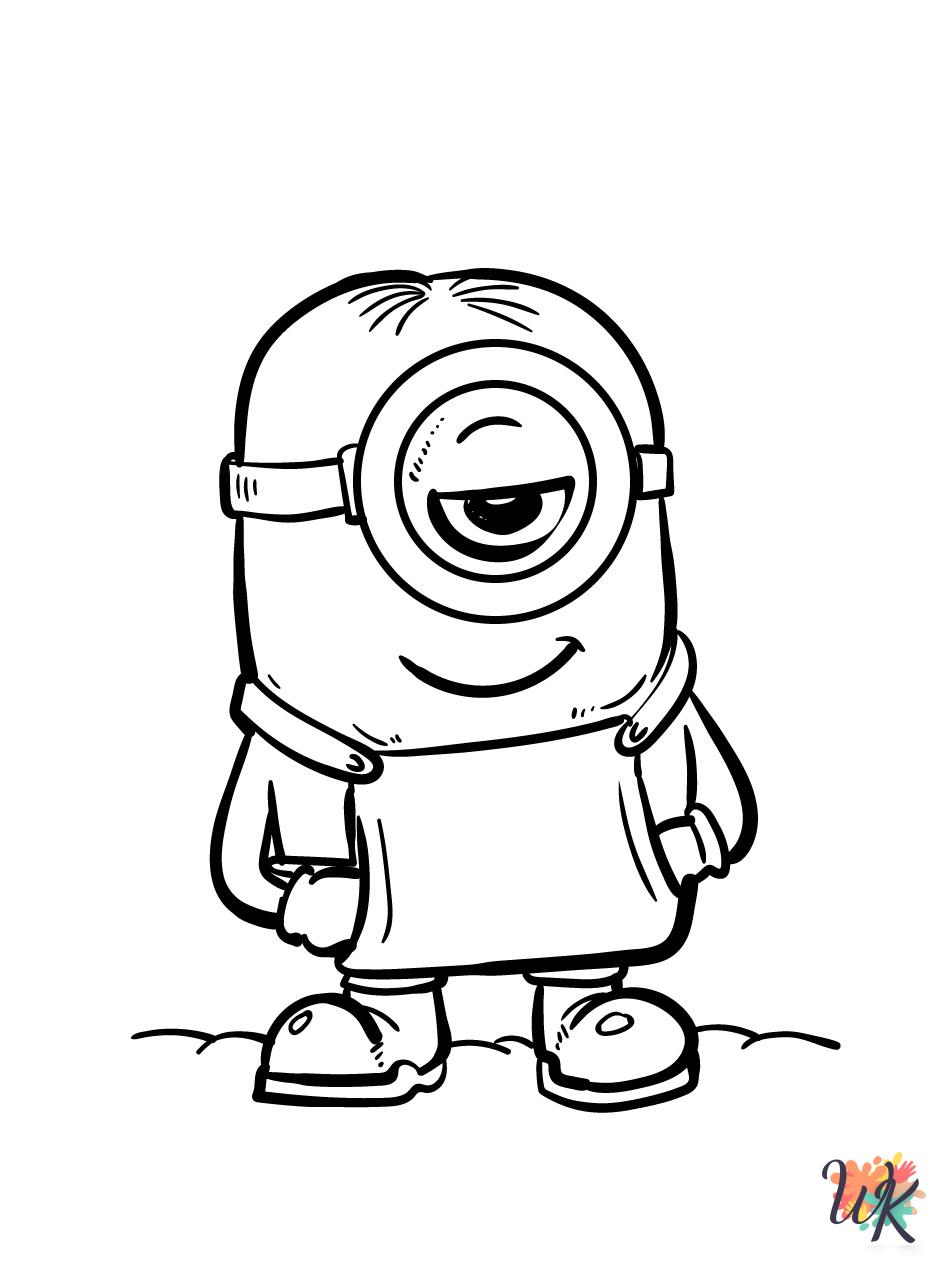 cute Minions coloring pages