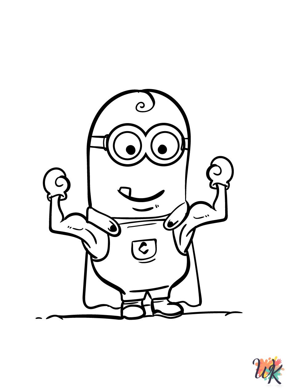 free Minions coloring pages pdf