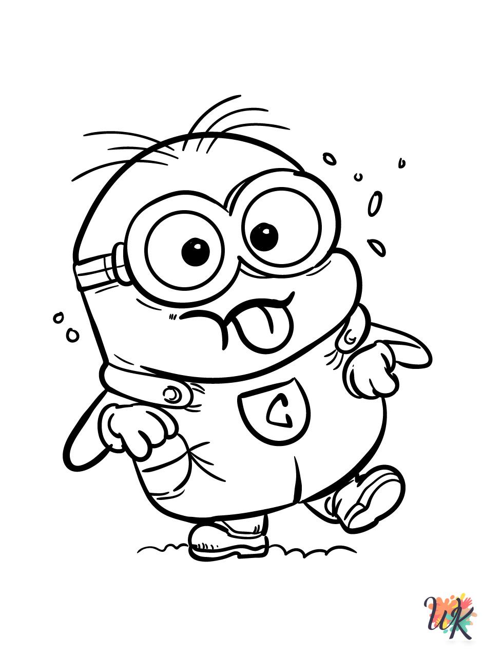 printable Minions coloring pages