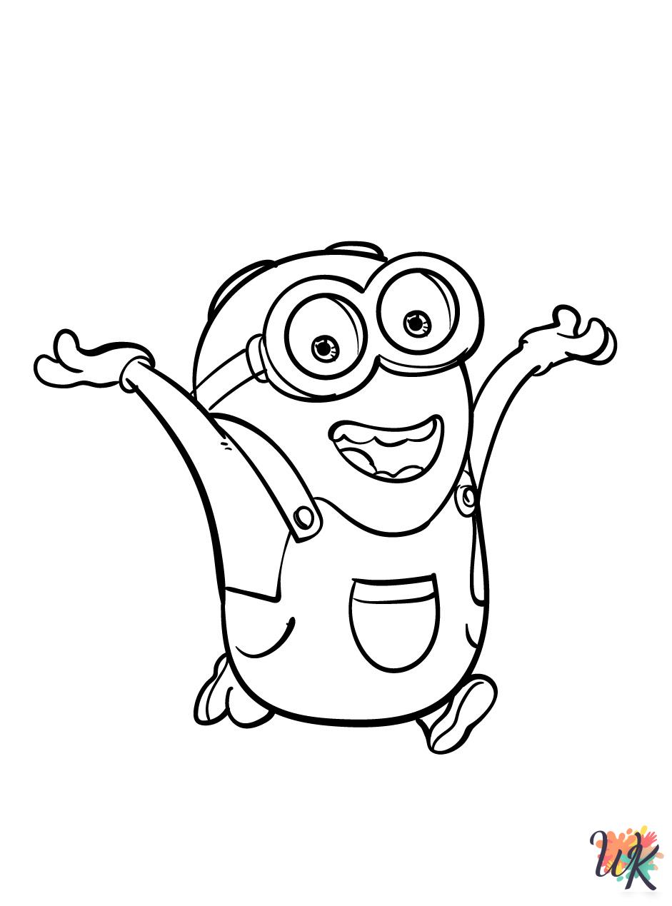 free Minions coloring pages