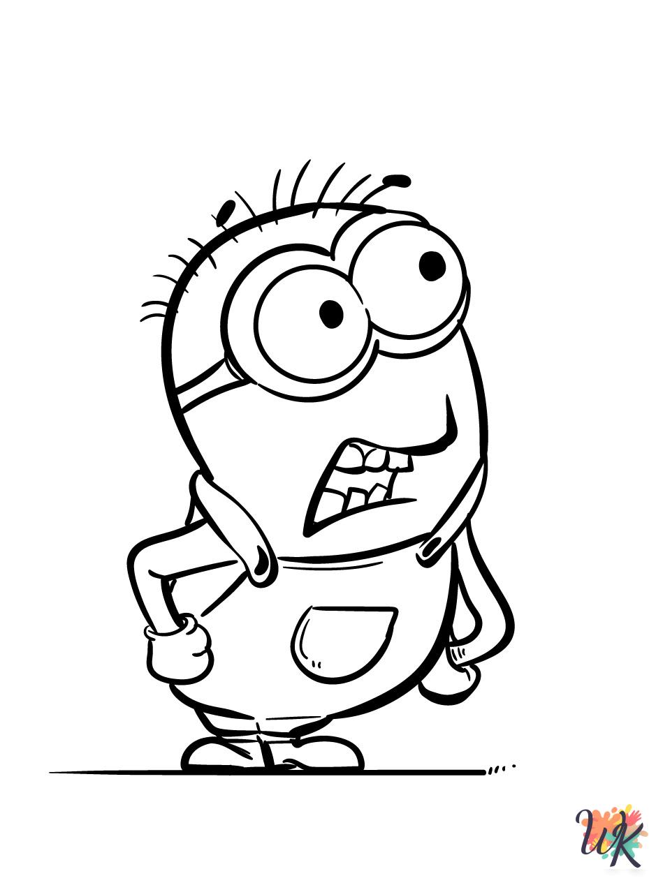free Minions coloring pages pdf 1