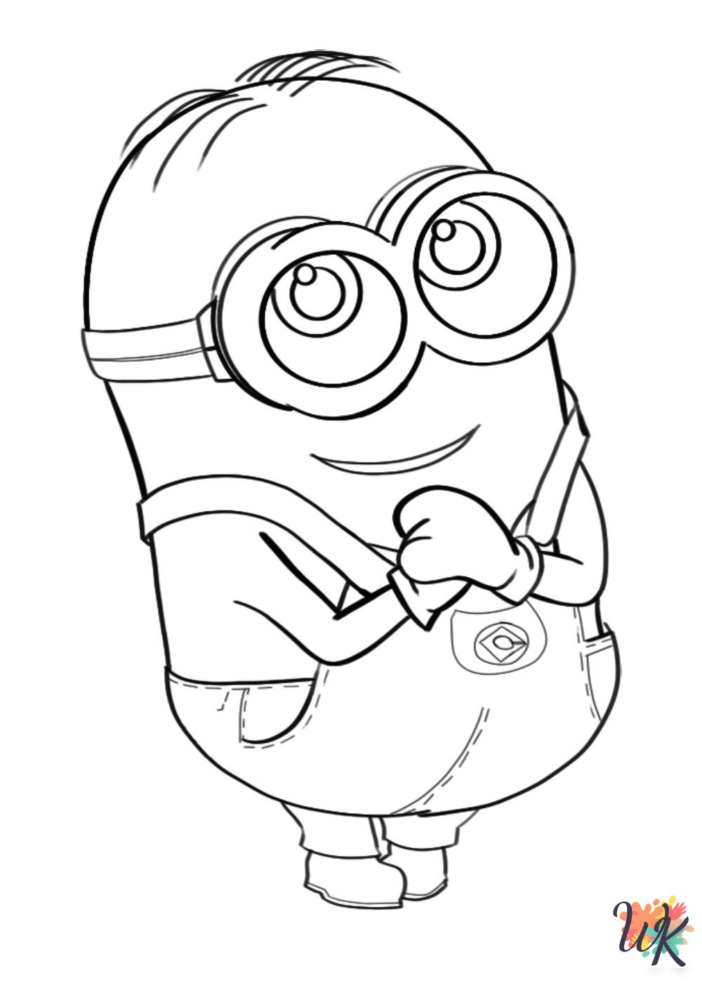 Minions coloring book pages