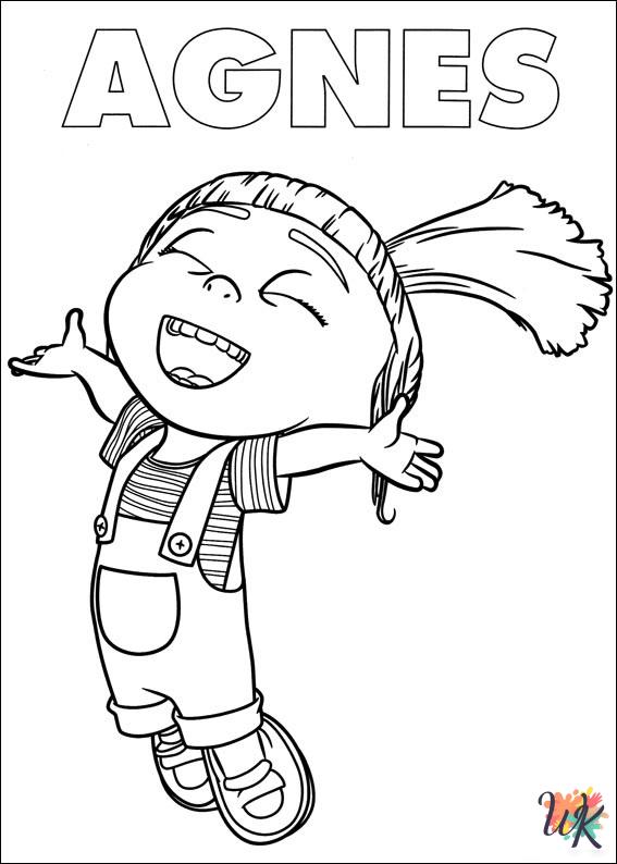 free Minions coloring pages