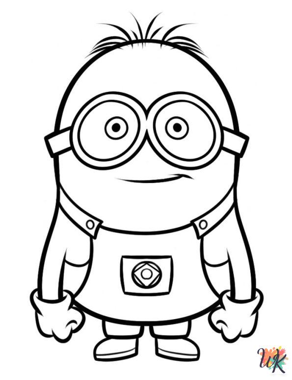 Minions coloring pages printable free