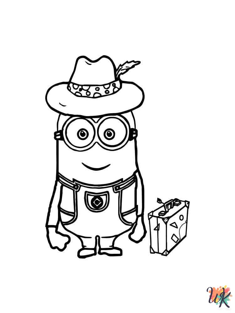 free printable Minions coloring pages