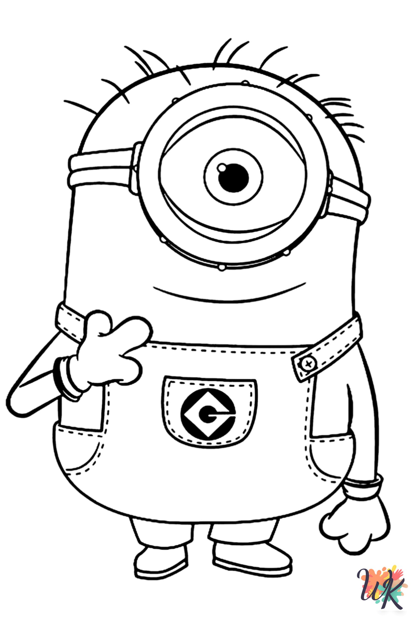 coloring Minions pages
