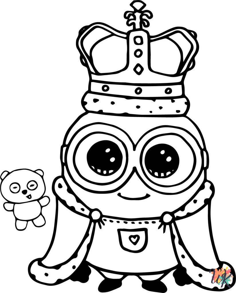 coloring pages for kids Minions
