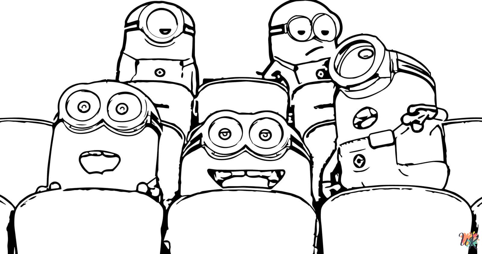 fun Minions coloring pages