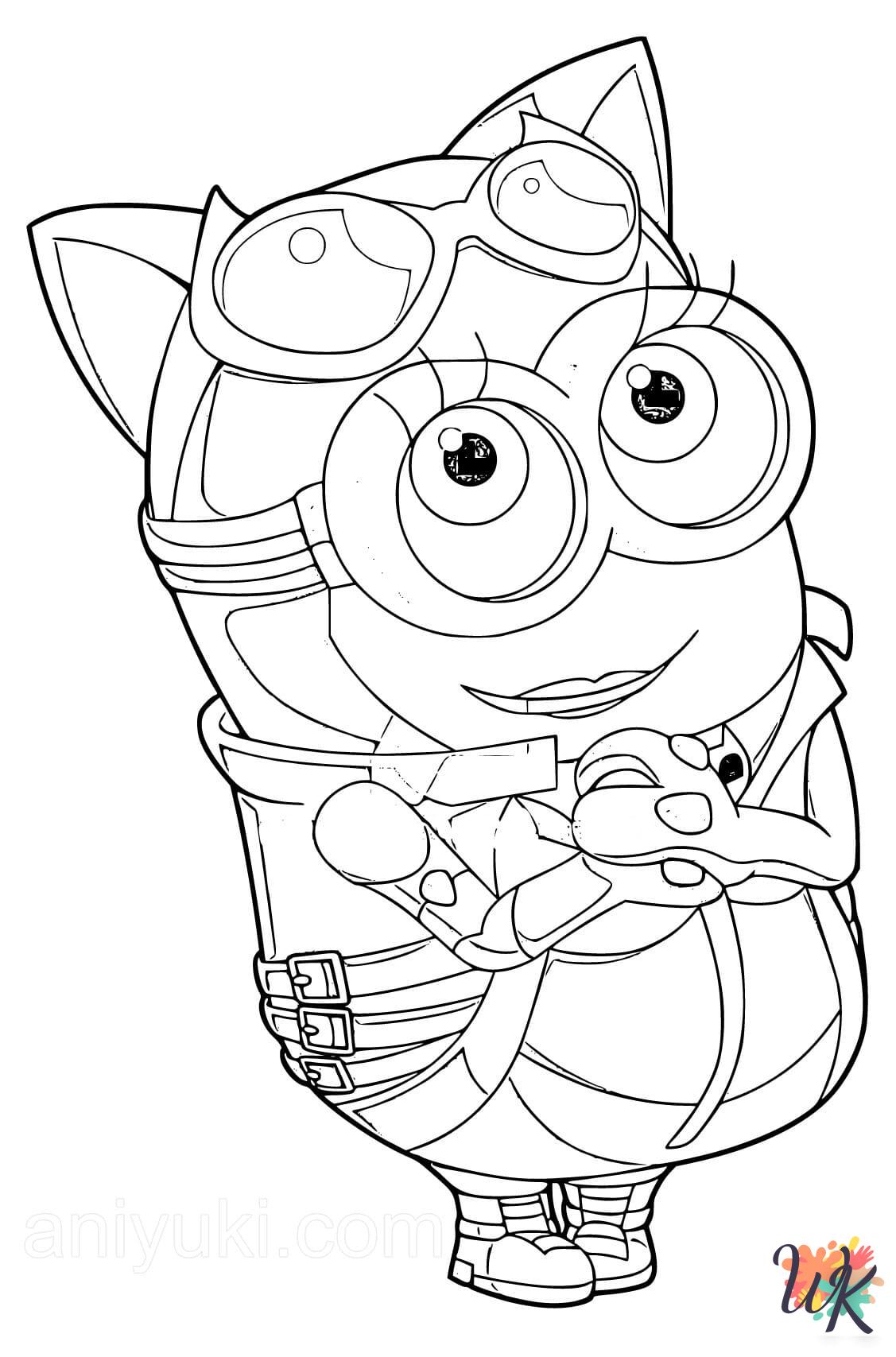 kids Minions coloring pages