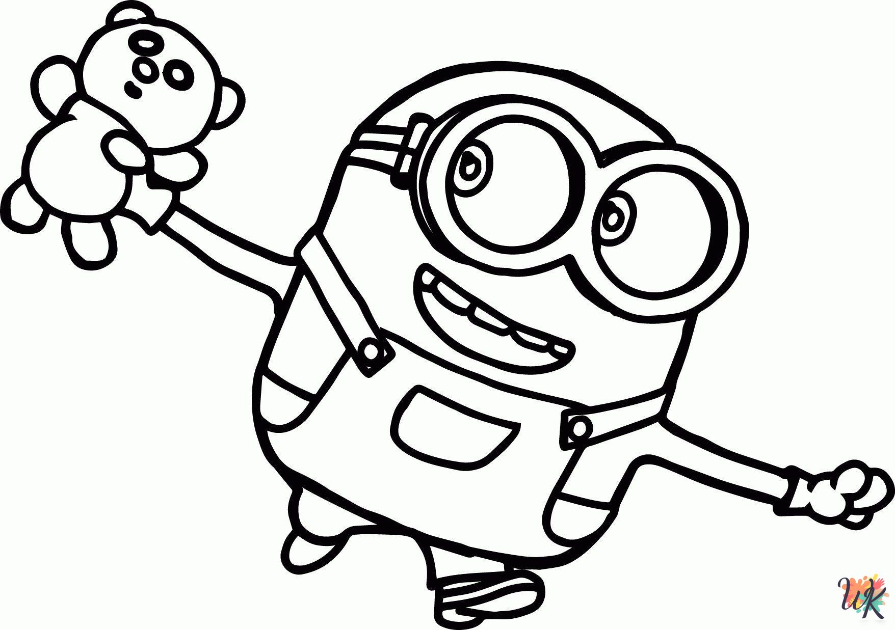coloring pages for Minions