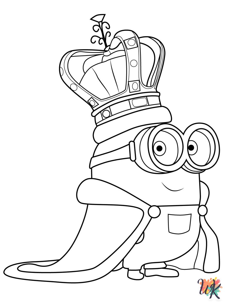 coloring pages for kids Minions 2