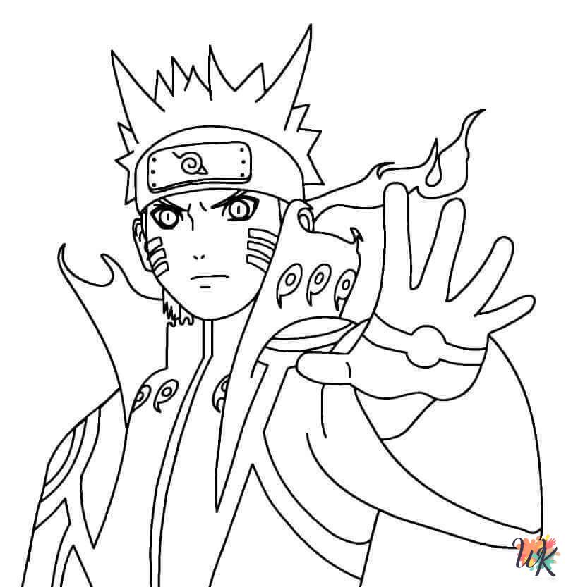 Naruto adult coloring pages