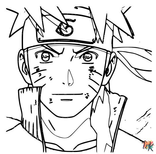Naruto coloring pages for adults pdf