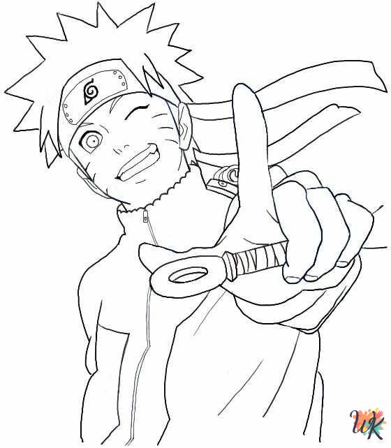Naruto coloring pages to print