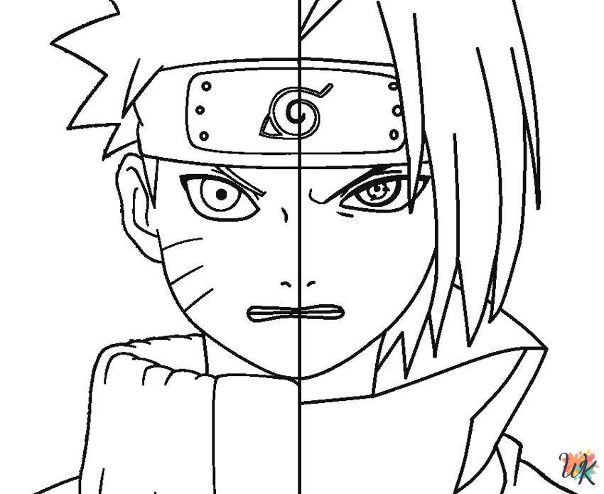 Naruto ornament coloring pages 1