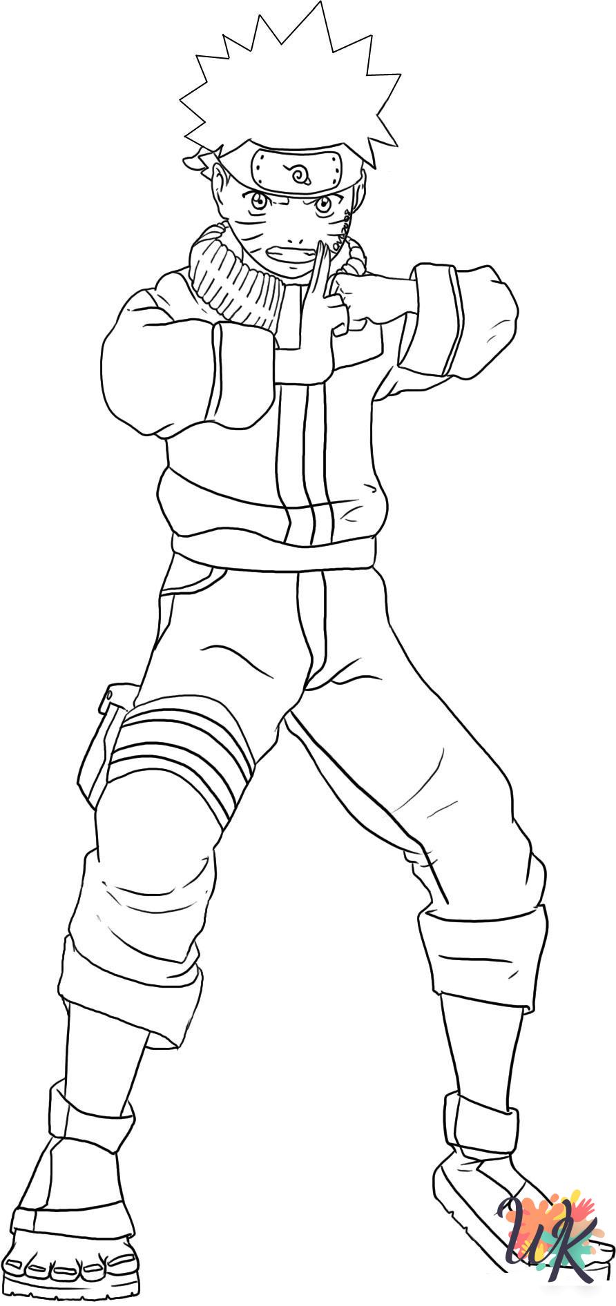 adult coloring pages Naruto