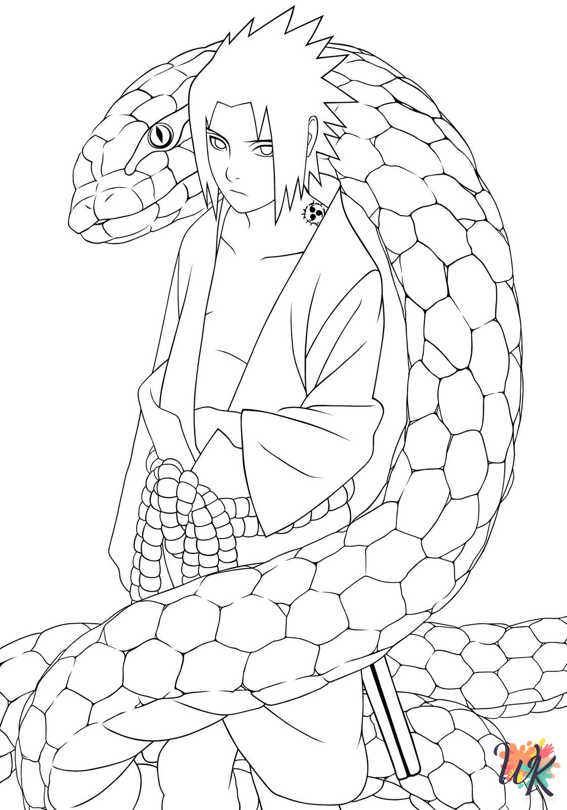 free Naruto tree coloring pages