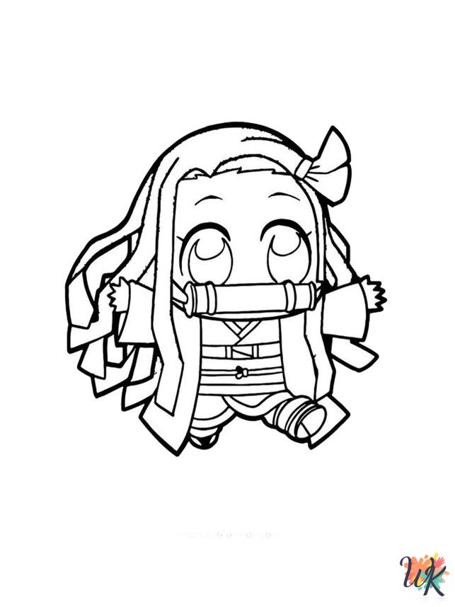 coloring pages Nezuko
