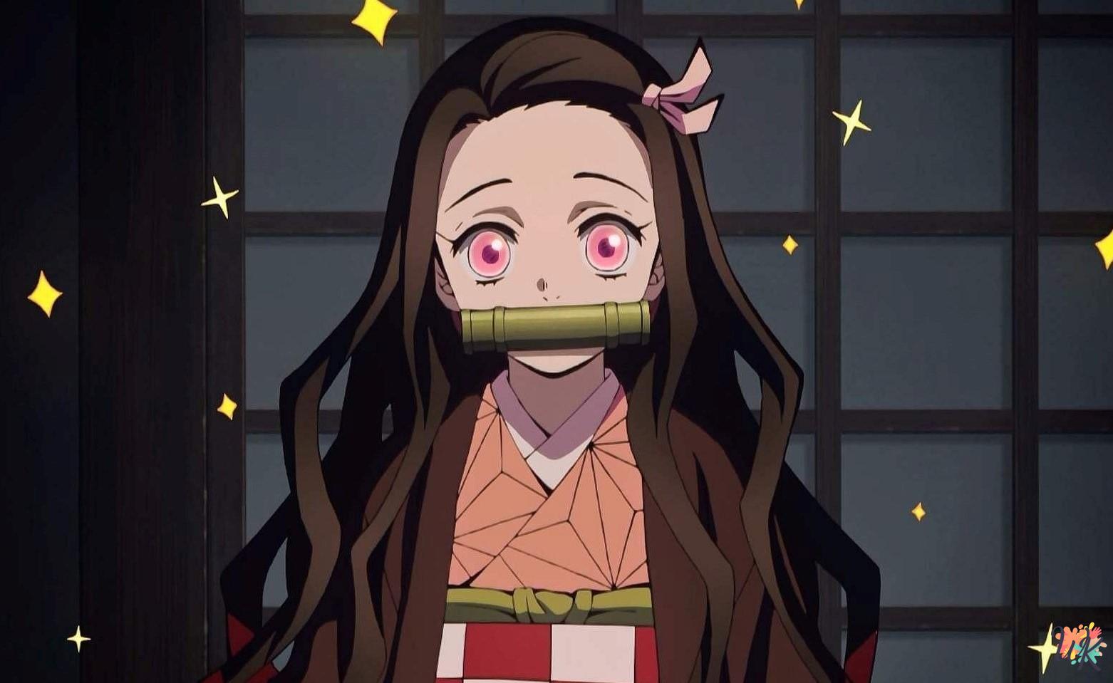Nezuko coloring pages 1 Nezuko coloring pages