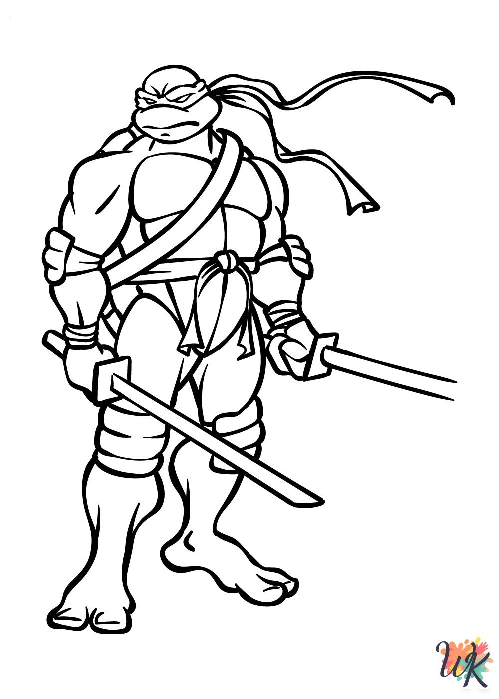 Ninja Turtles coloring pages grinch