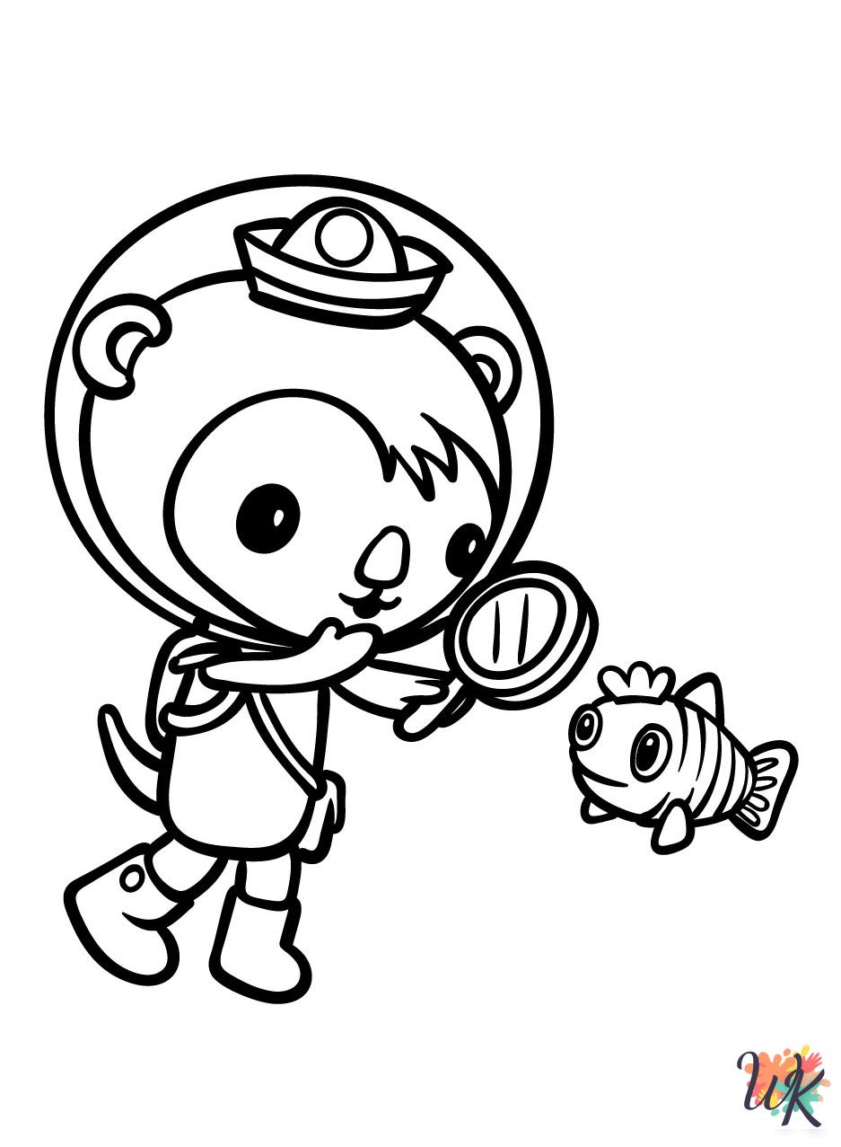 free printable Octonauts coloring pages for adults