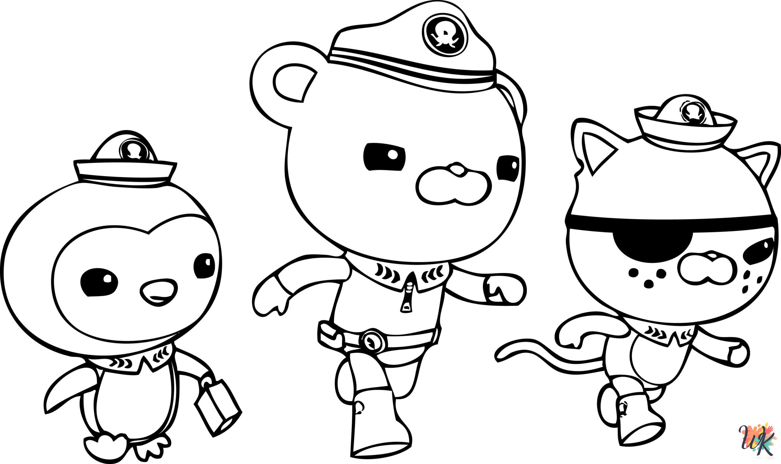 Octonauts coloring pages free