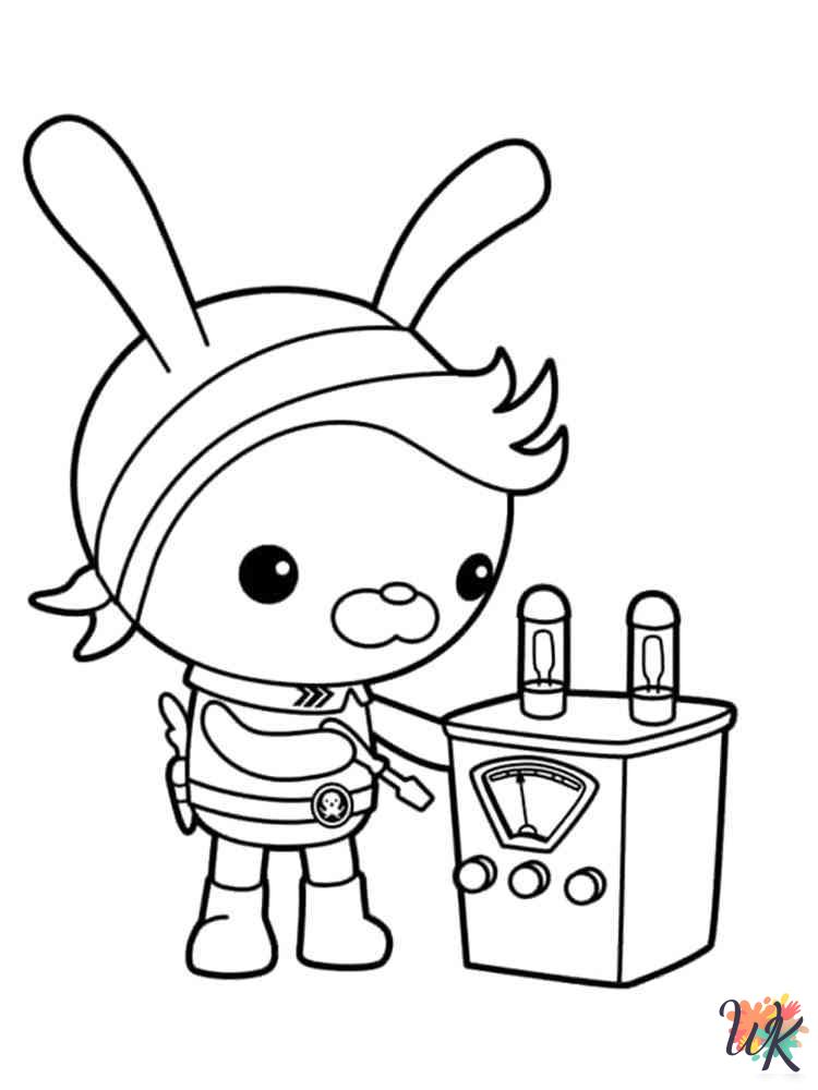 merry Octonauts coloring pages 1